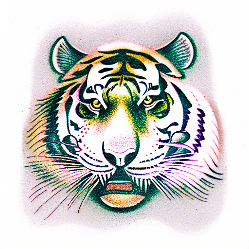 tiger tattoo design idea