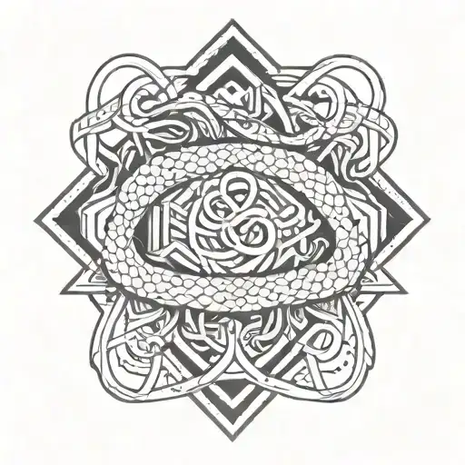 snake tattoo design idea