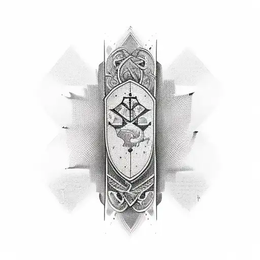 First tattoo. Got the design off crest shield in Dark souls. : r/gaming