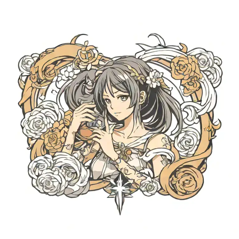 christian tattoo design idea