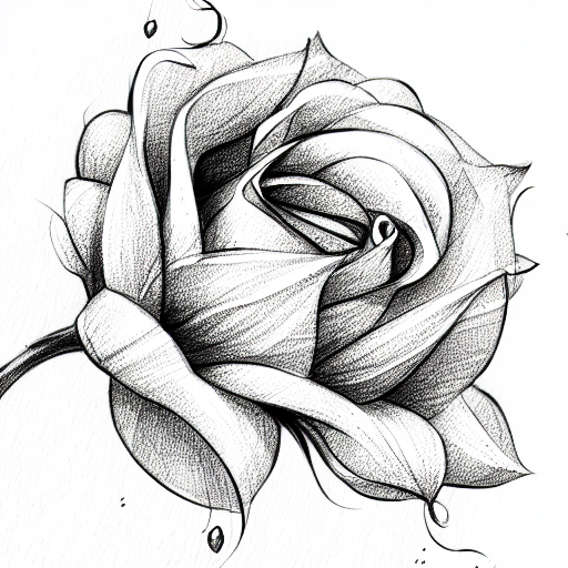 how to draw a tattoo flower