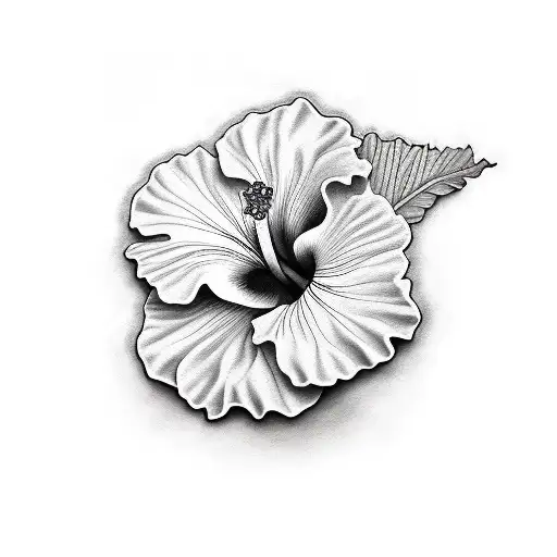 Hibiscus Tattoo Vector Images (over 940)