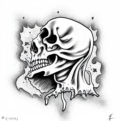 Grim Reaper tattoo design idea