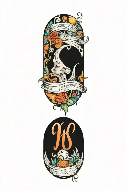 lettering tattoo design idea