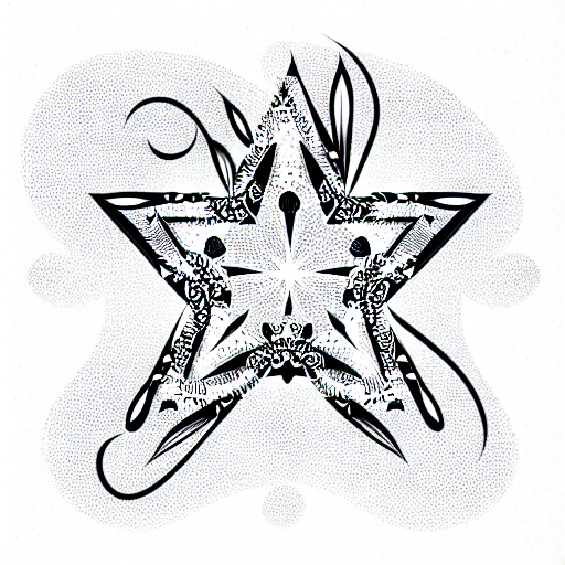 Tribal "Star" Tattoo Idea BlackInk