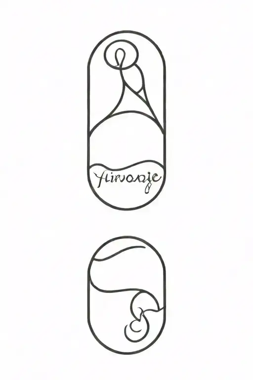 lettering tattoo design idea