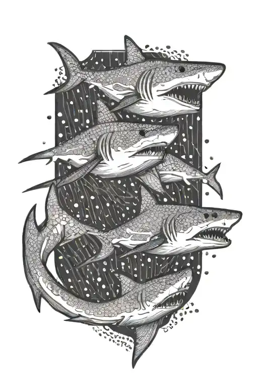 shark tattoo design idea