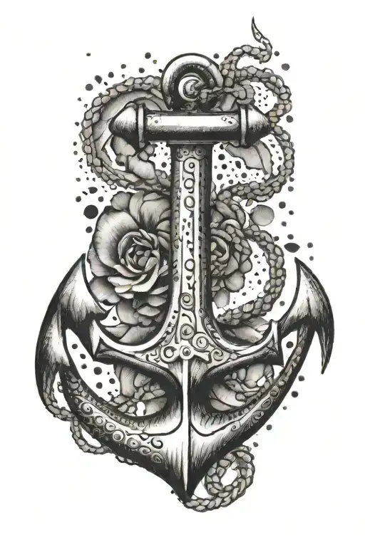 anchor tattoo design idea