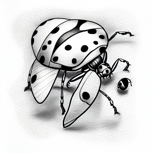 Free Black And White Ladybug Tattoo Download Free Black And White Ladybug  Tattoo png images Free ClipArts on Clipart Library