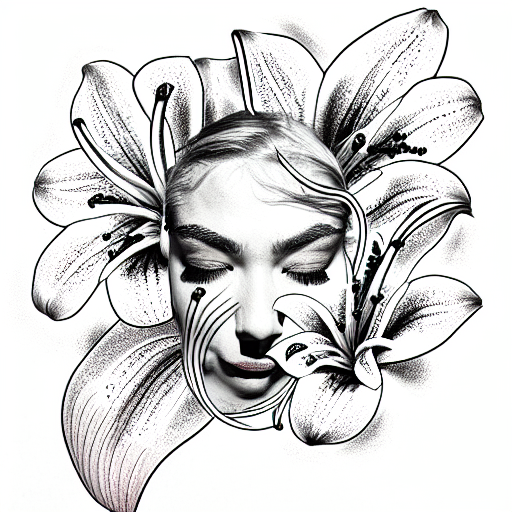 Lily tattoo design idea