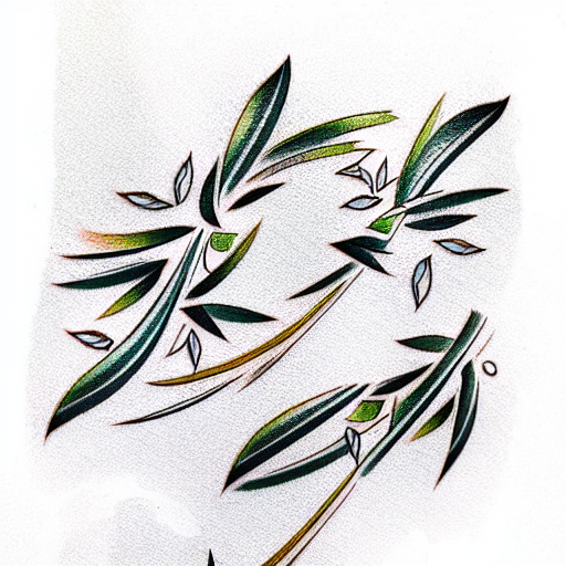 Olive Branch tattoo design idea