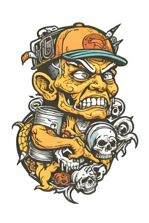 bad tattoo design idea