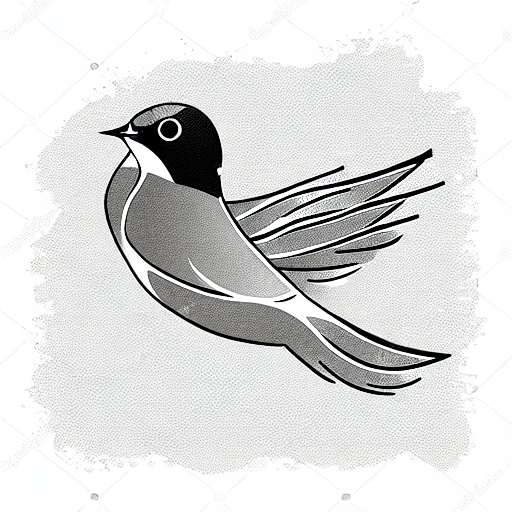 Swallow Bird tattoo design idea