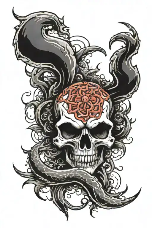 cancer tattoo design idea