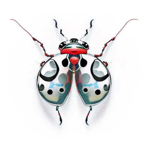 Impressive realistic ladybug tattoo ideas