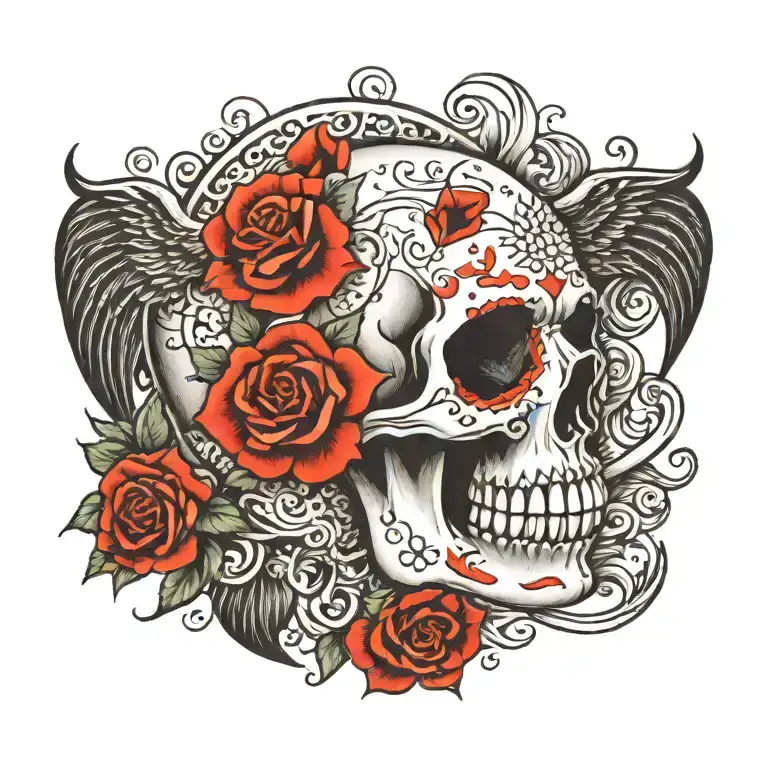 pain tattoo design idea