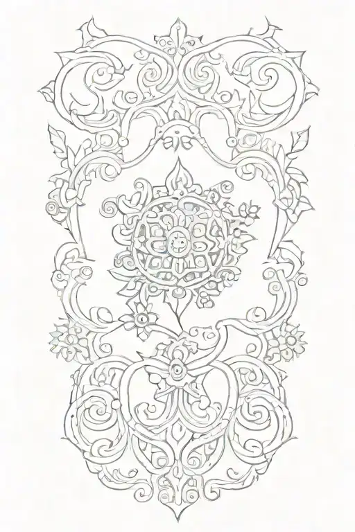 henna tattoo design idea