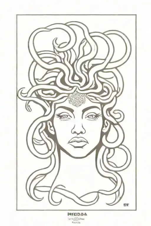 medusa tattoo design idea