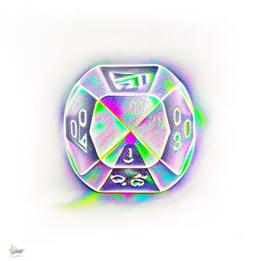 Dice tattoo design idea