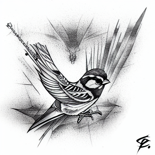 45 Cute Sparrow Tattoo Designs With Meaning  Artistic Haven