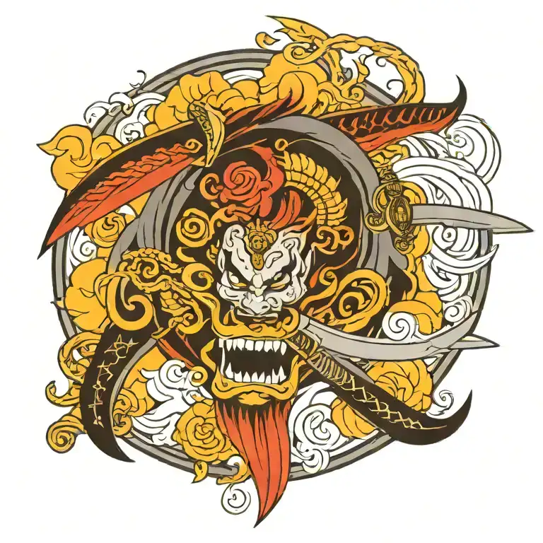 sword tattoo design idea