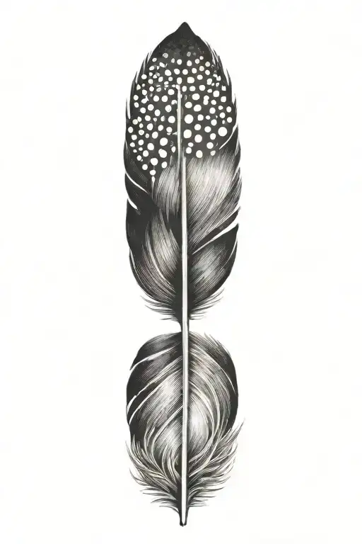 feather tattoo design idea
