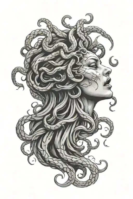 medusa tattoo design idea