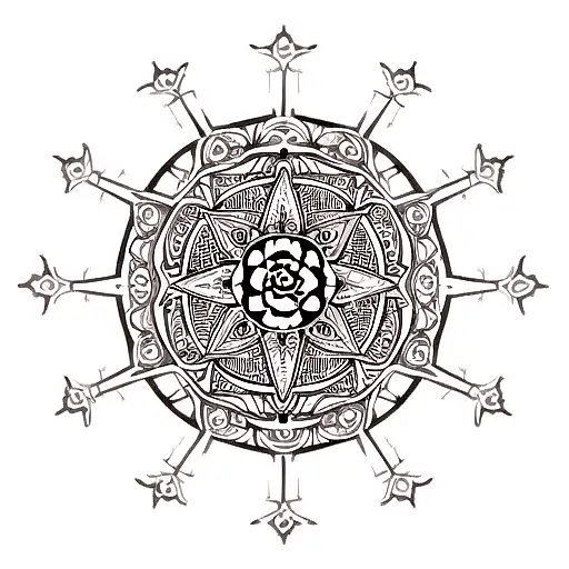 Mandala tattoo design idea