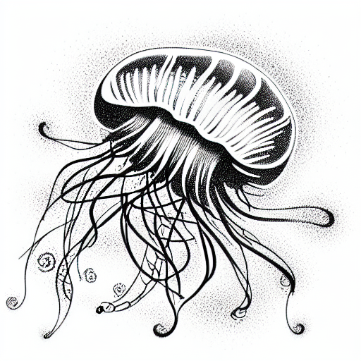 Tribal Jellyfish Tattoo Idea  BlackInk