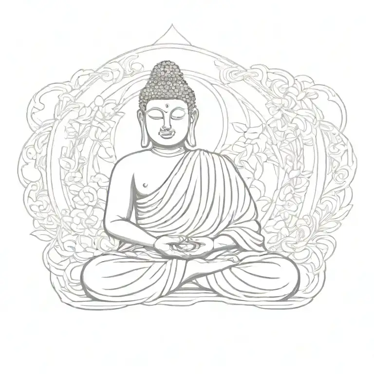 buddha tattoo design idea