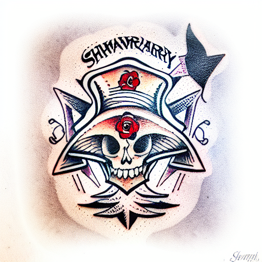 shawrma tattoo design idea
