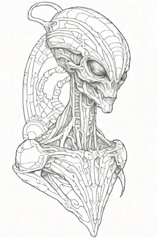 alien tattoo design idea