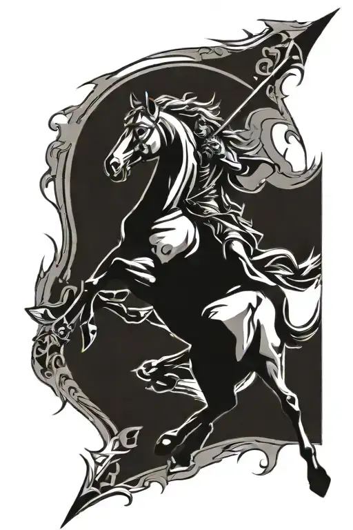 sagittarius tattoo design idea