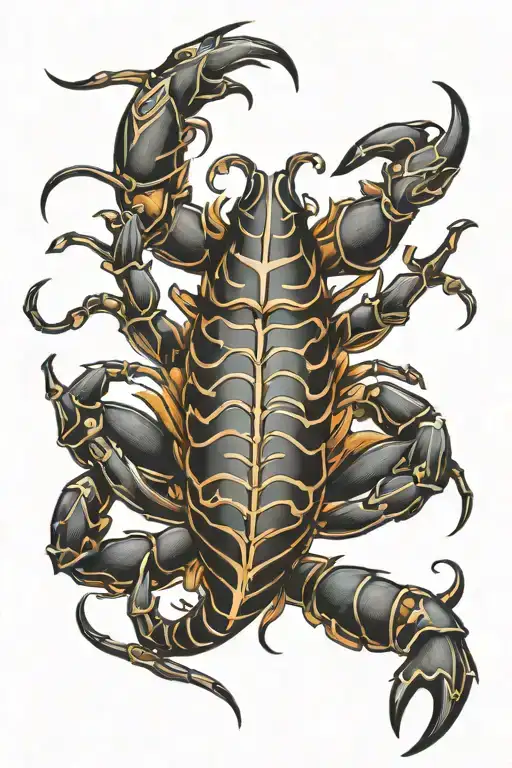 scorpio tattoo design idea