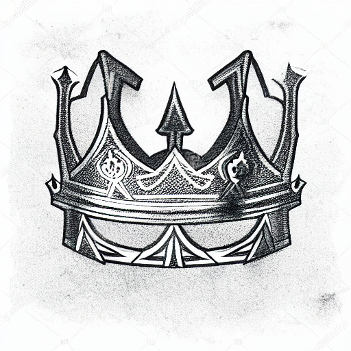 6 Sheets Crown King Temporary Tattoo Temporary Tattoos Body Arm Tattoo  Sticker | eBay
