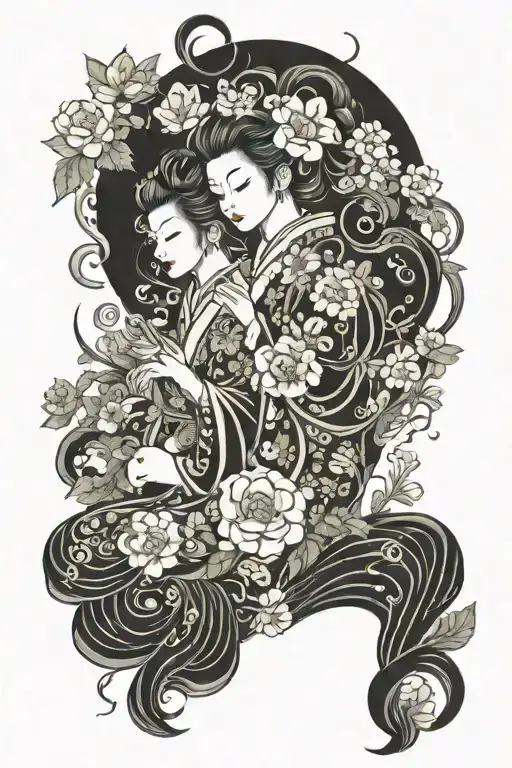 gemini tattoo design idea