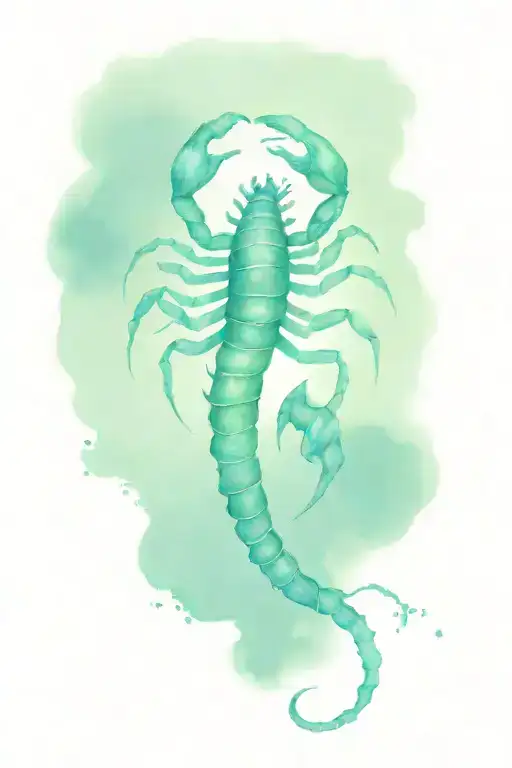scorpio tattoo design idea