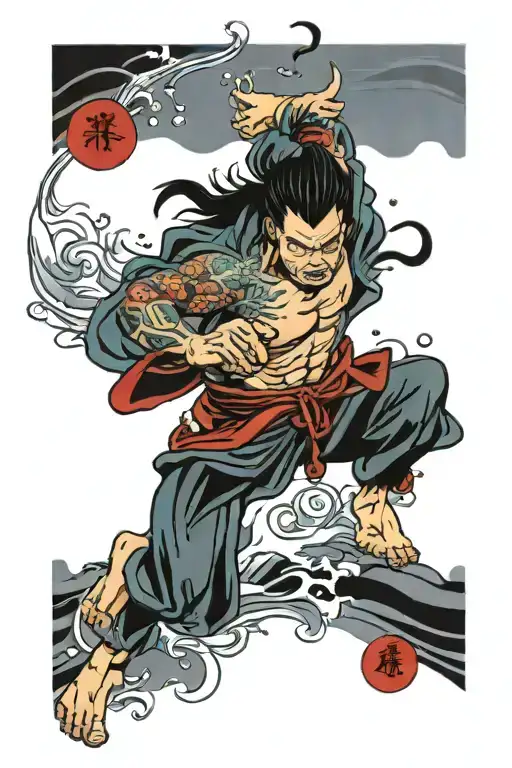 aquarius tattoo design idea