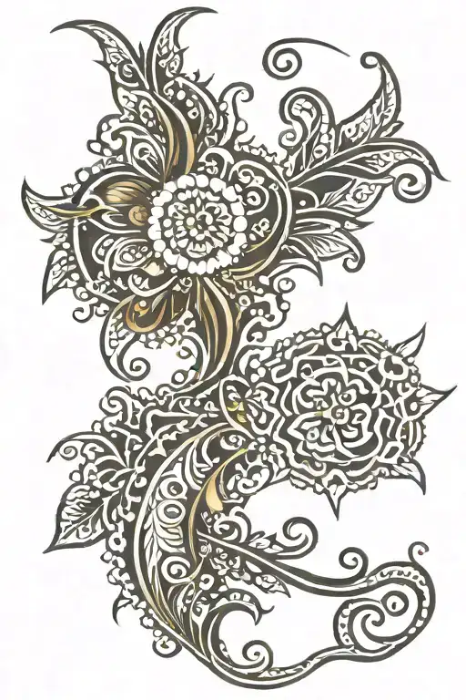 henna tattoo design idea