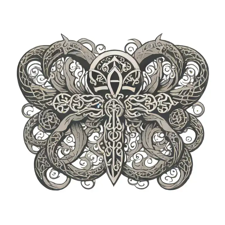 ankh tattoo design idea