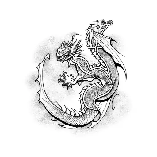 15653 Dragon Tattoo Stock Photos and Images  123RF