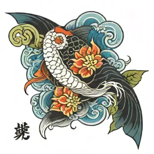 Sushi tattoo design idea