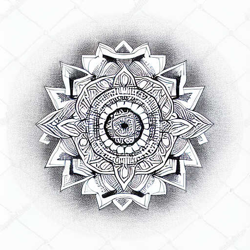Mandala tattoo design idea