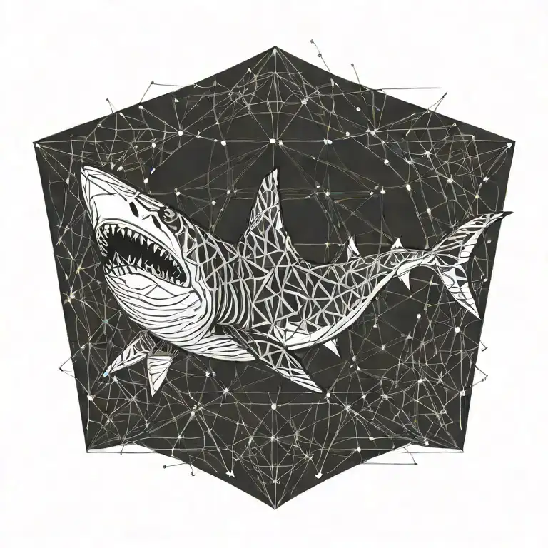 shark tattoo design idea