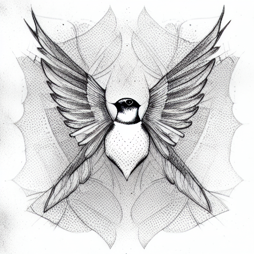 Swallow Bird tattoo design idea