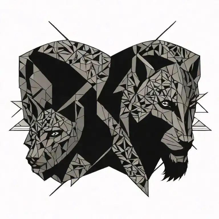 warrior tattoo design idea