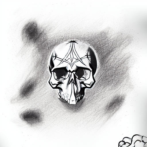 Art Surreal Skull Tattoo Stock Illustration - Download Image Now - Dead,  Death, Dolphin - iStock