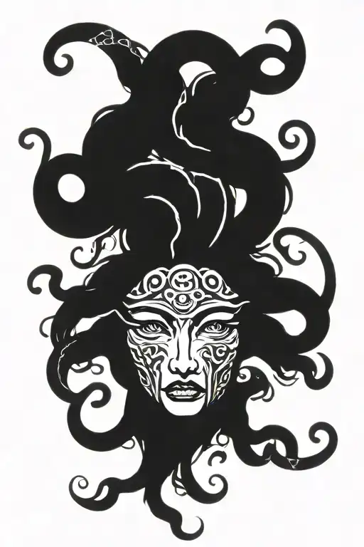 medusa tattoo design idea
