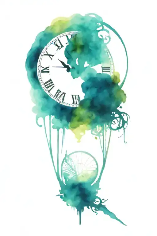 Time Travel tattoo design idea