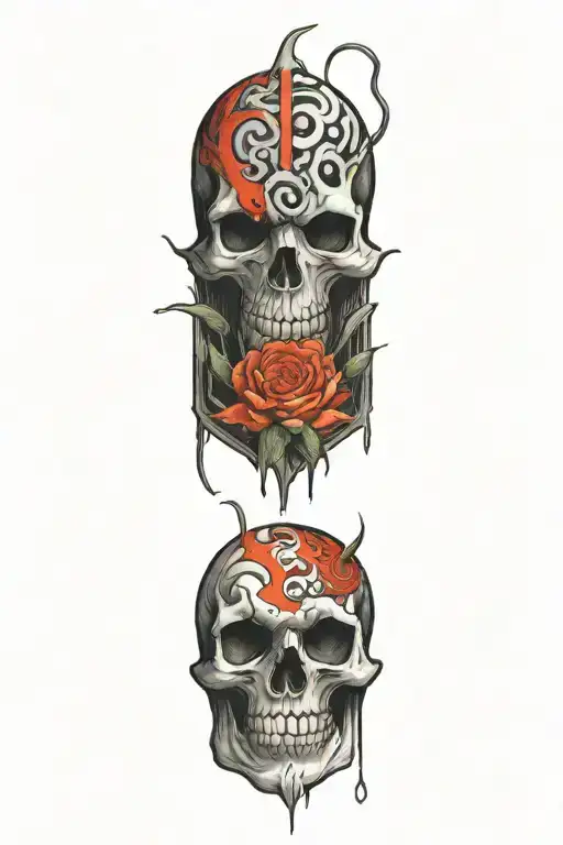 pain tattoo design idea